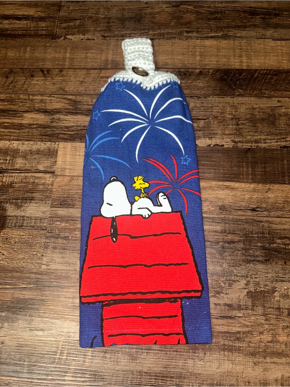 Snoopy 4th of July Hanging Towel